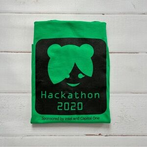 Hackathon 2020 T-Shirt Girl Scout Collectors Graphic Size Woman's Large (NWOT)